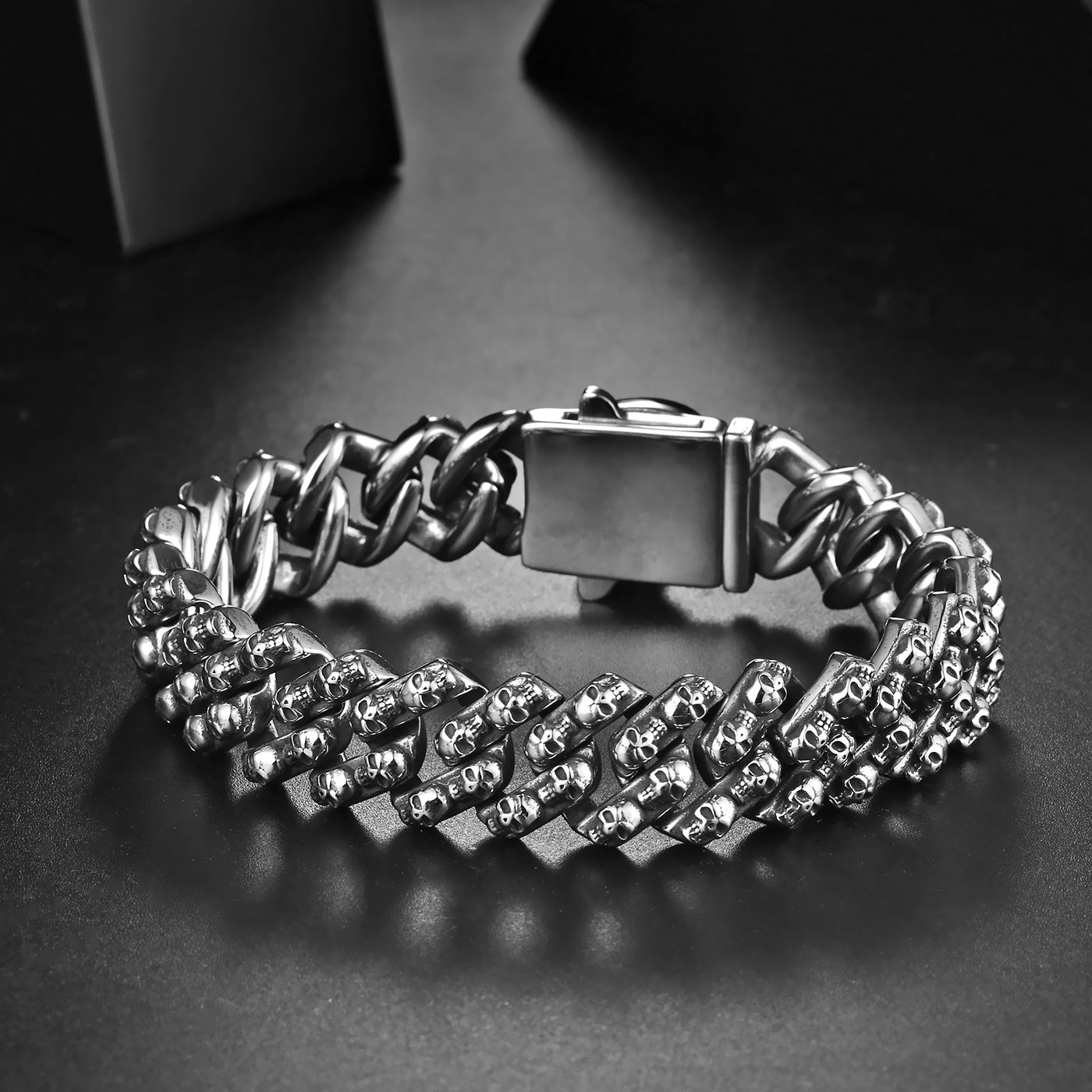 Vintage Creative Skull Stainless Steel Bracelet